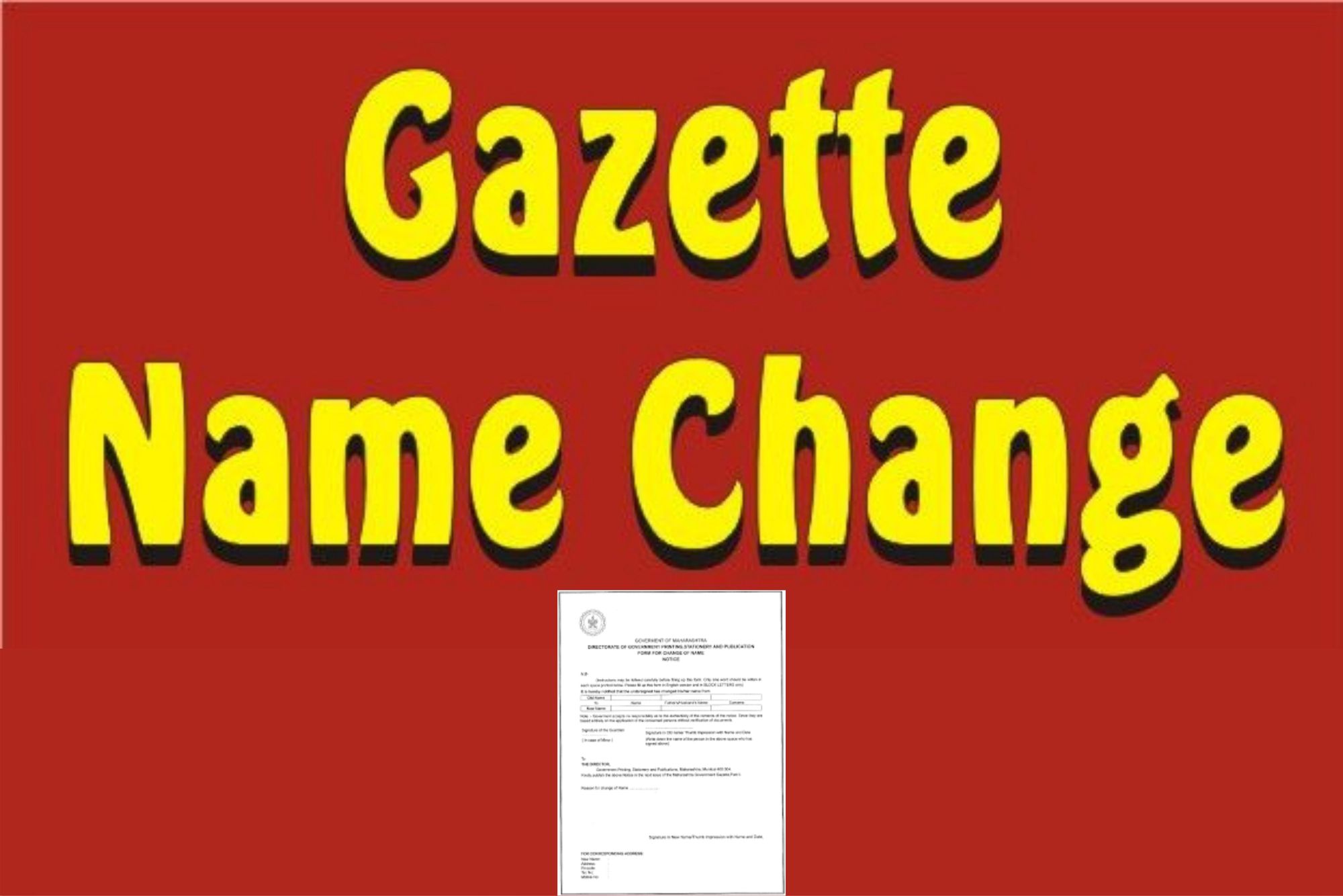How can I get a certificate of gazette in Maharashtra online?