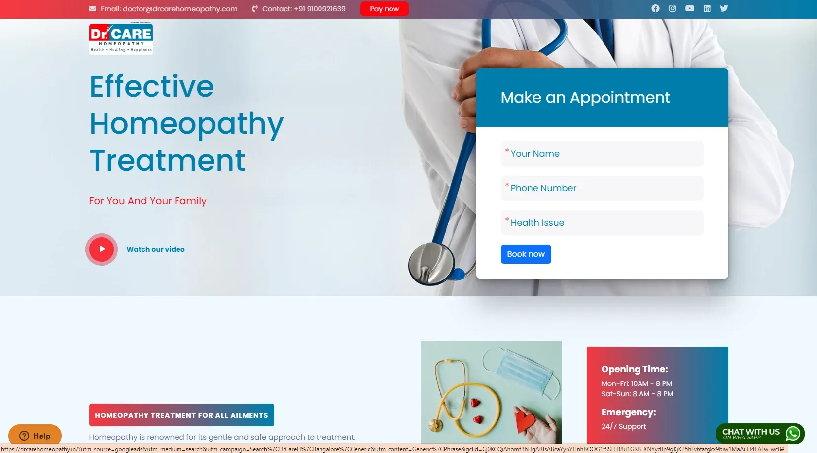  Homeopathy Clinic In India