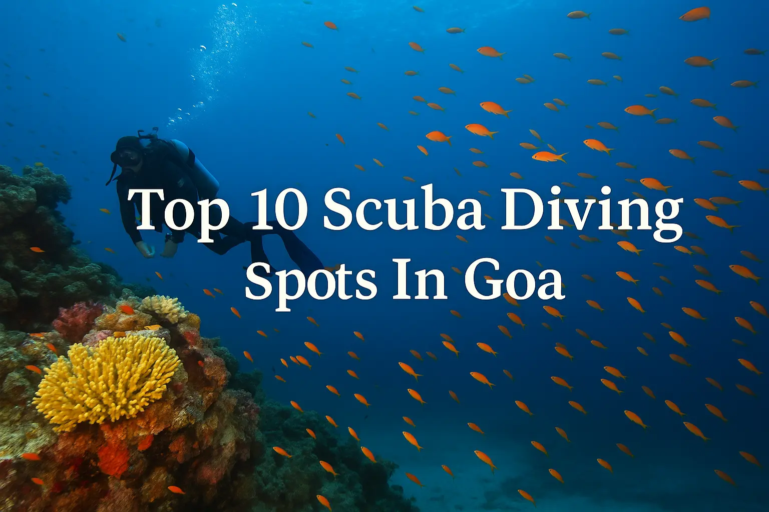 Top 10 Scuba Diving Spots in Goa: Explore the Underwater Paradise 🌊