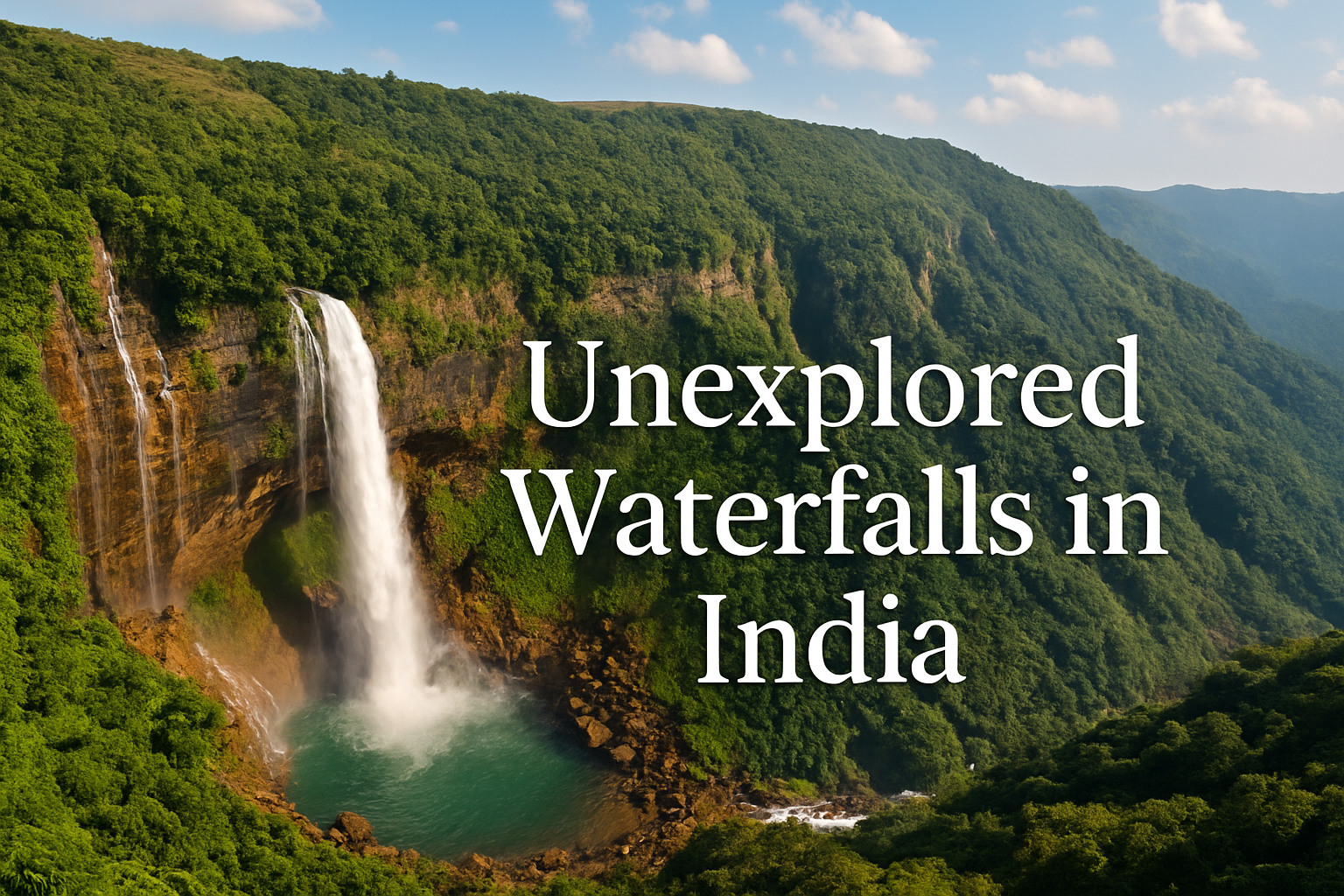 10 Best Unexplored Waterfalls in India 🏞️ Hidden Natural Gems