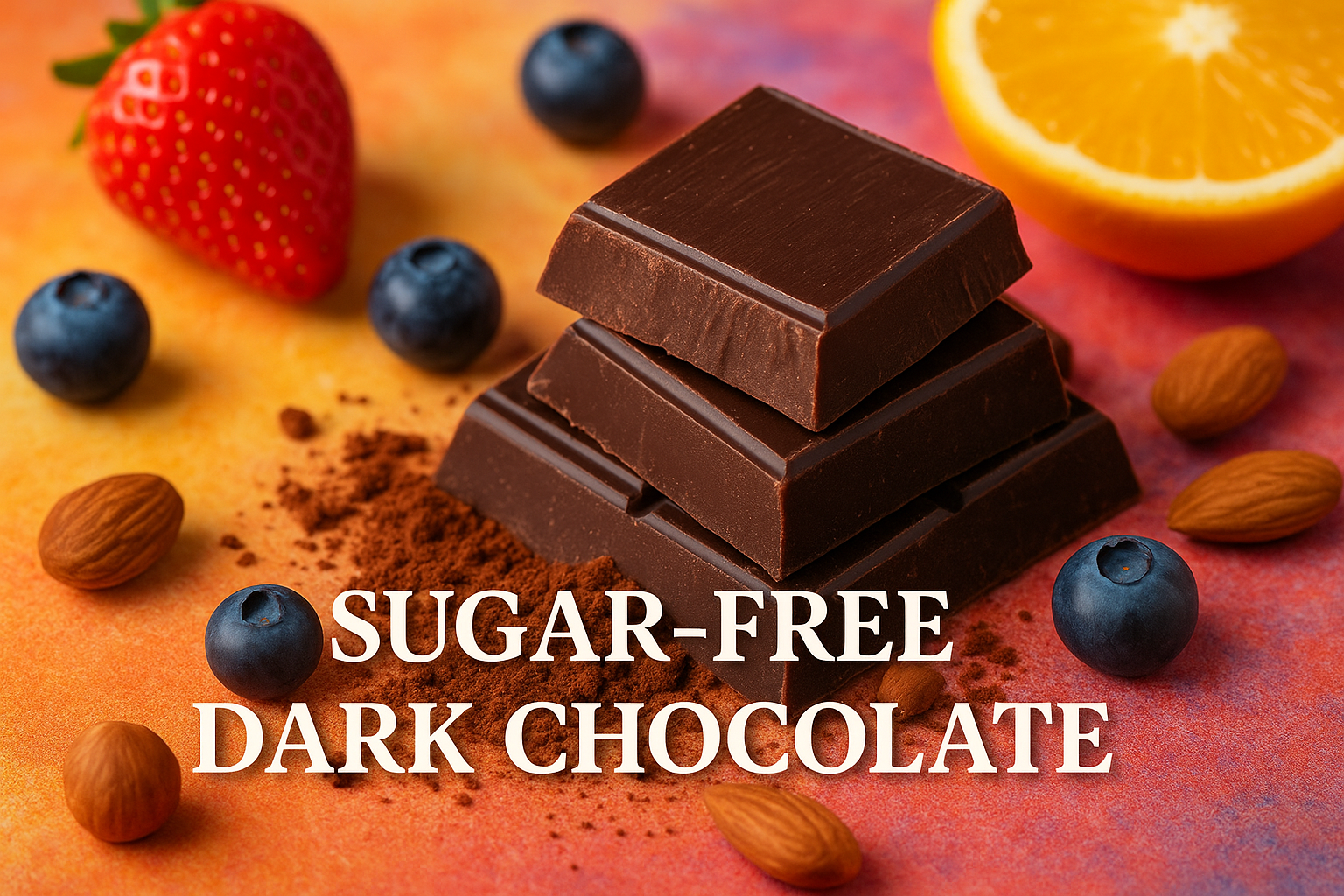 Sugar-Free Dark Chocolate 🍫 | Healthy Sweetness Without the Guilt