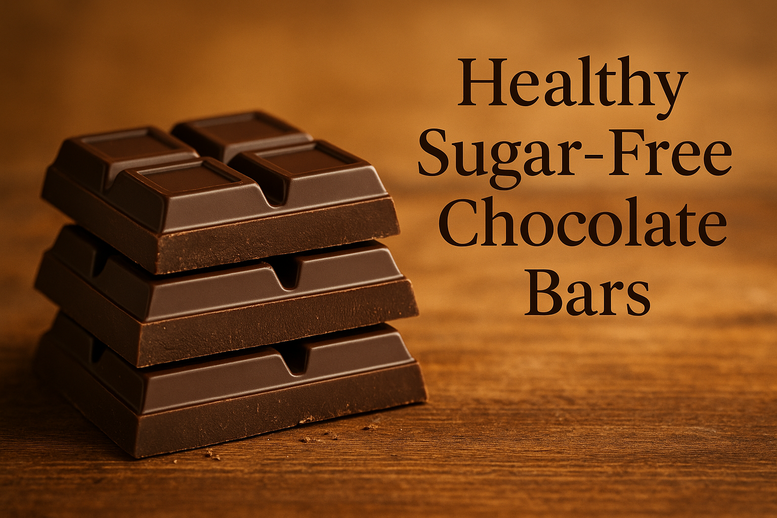 Healthy Sugar-Free Chocolate Bars 🍫 | Delicious & Guilt-Free Indulgence