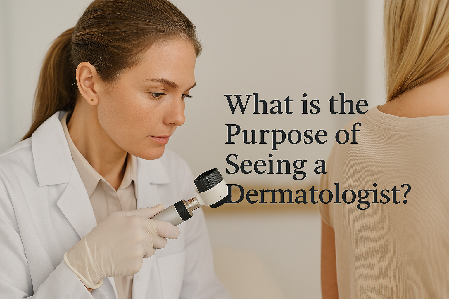 🌟 What is the Purpose of Seeing a Dermatologist?