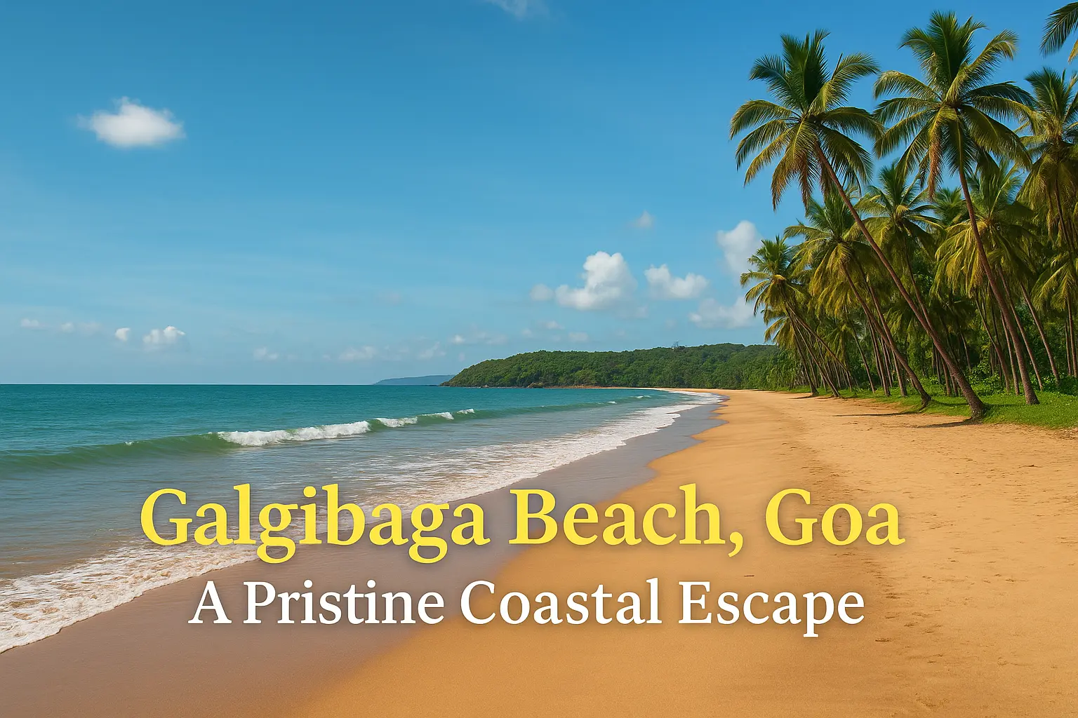 Galgibaga Beach in Goa: A Tranquil Haven for Nature Lovers and Adventurers 🏝️