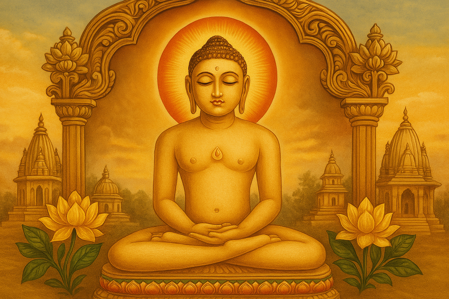 🌼 Mahaveer Jayanti: A Celebration of Peace, Truth, and Non-Violence 🌼