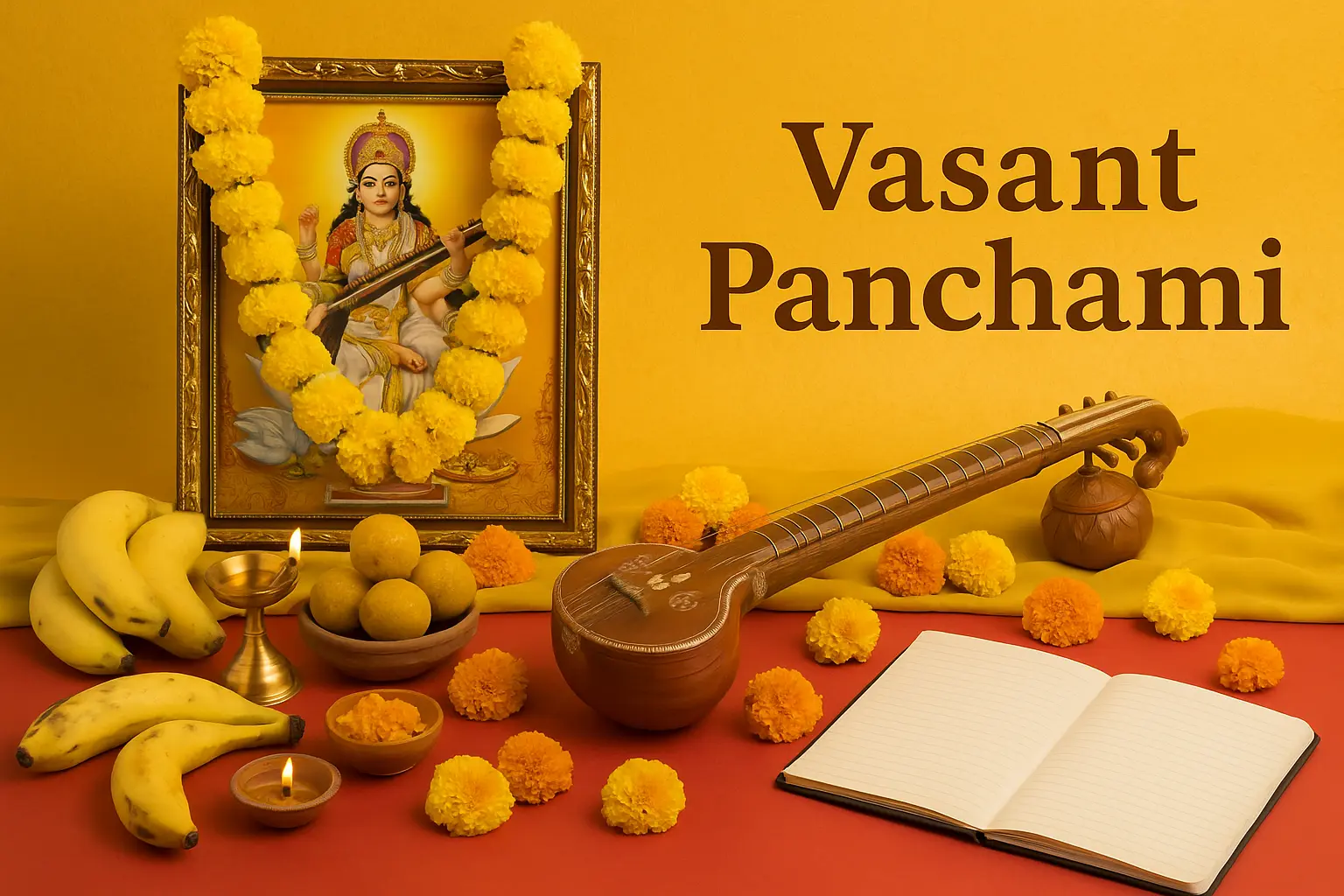 Vasant Panchami: Celebrating Knowledge, Spring, and Devotion 🌸