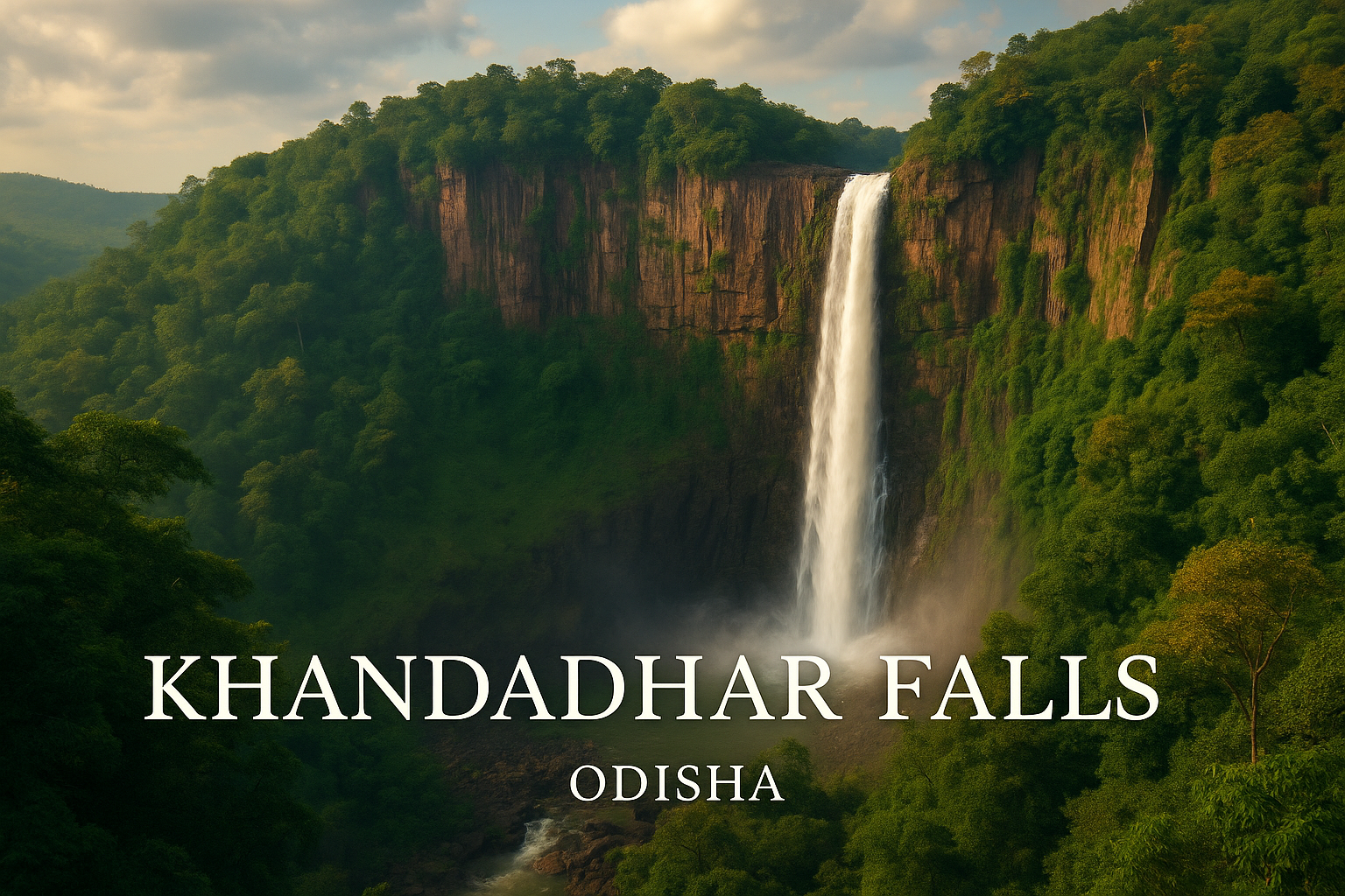 🌊 Khandadhar Falls – Odisha's Hidden Waterfall Gem