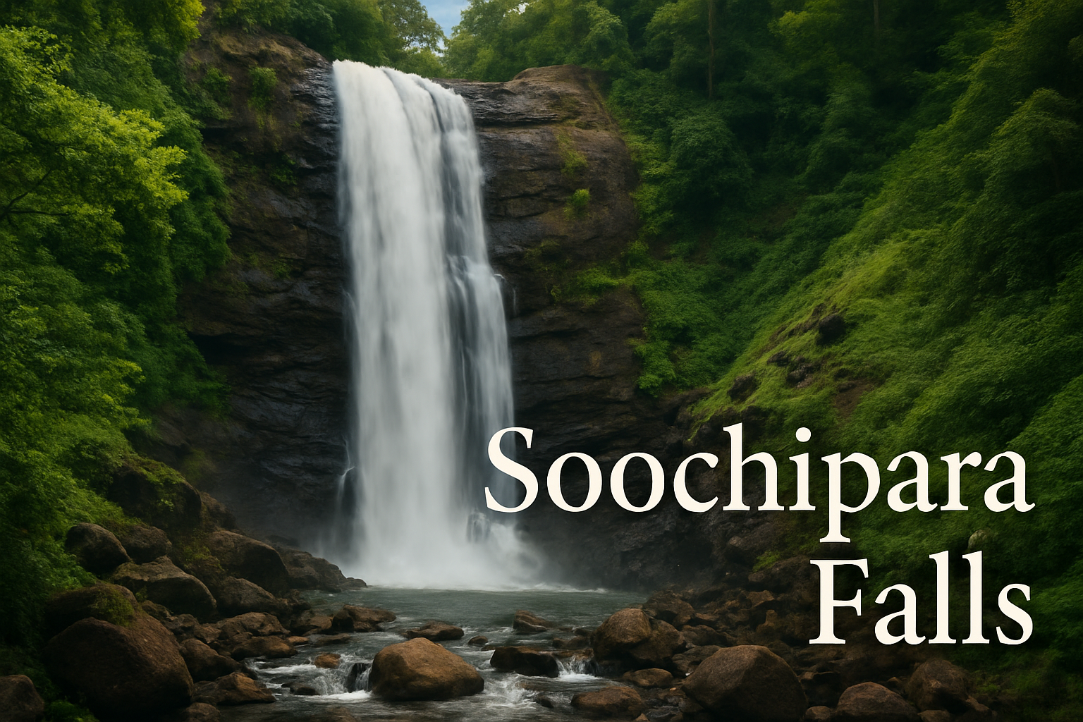 💧 Soochipara Falls, Kerala – Nature’s Hidden Shower of Wayanad