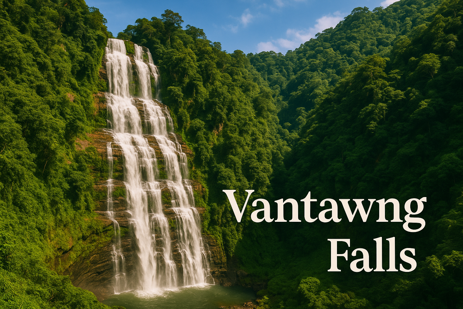 Vantawng Falls, Mizoram – Everything You Need to Know 🌿