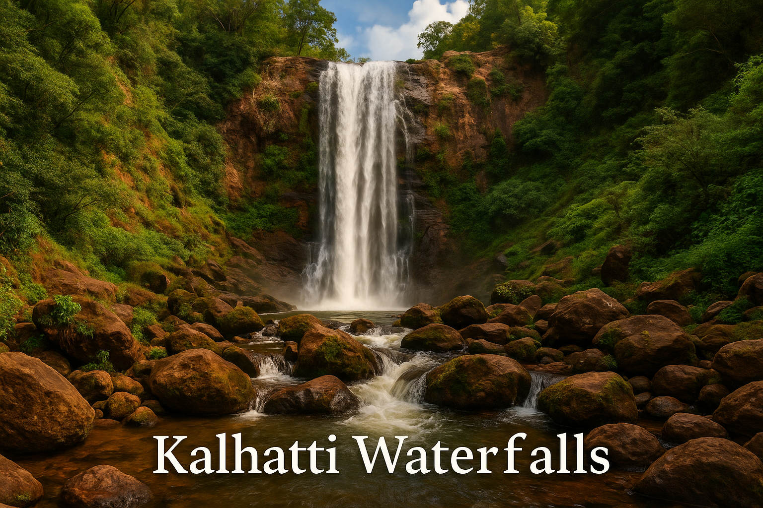 Kalhatti Waterfalls In Tamil Nadu